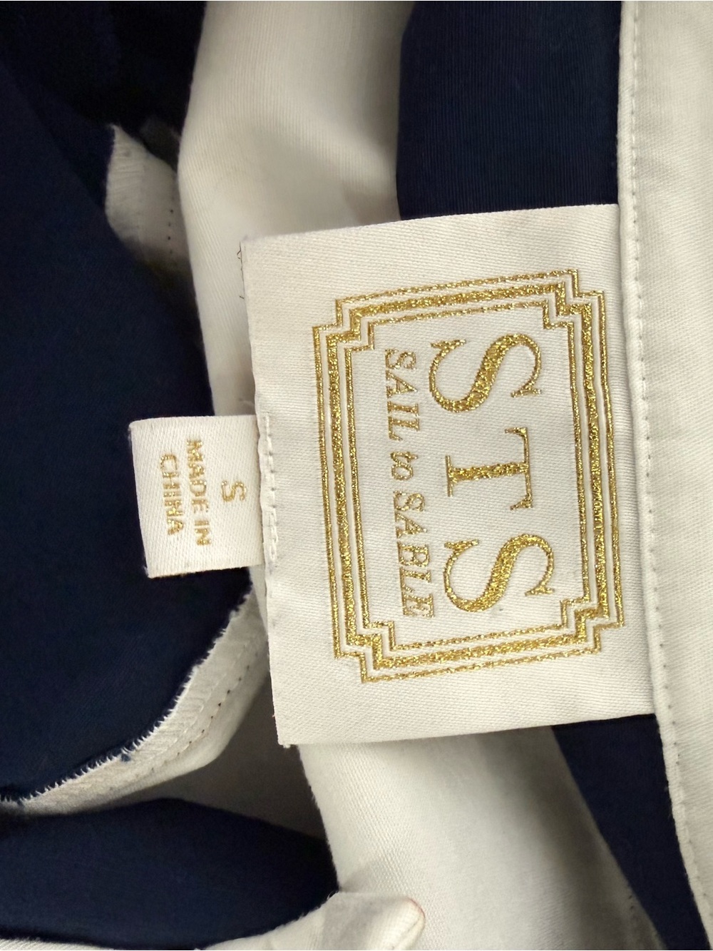 SAIL TO SABLE Navy and White Stripe Sleeveless Preppy Old Money Dress - Picture 7 of 9